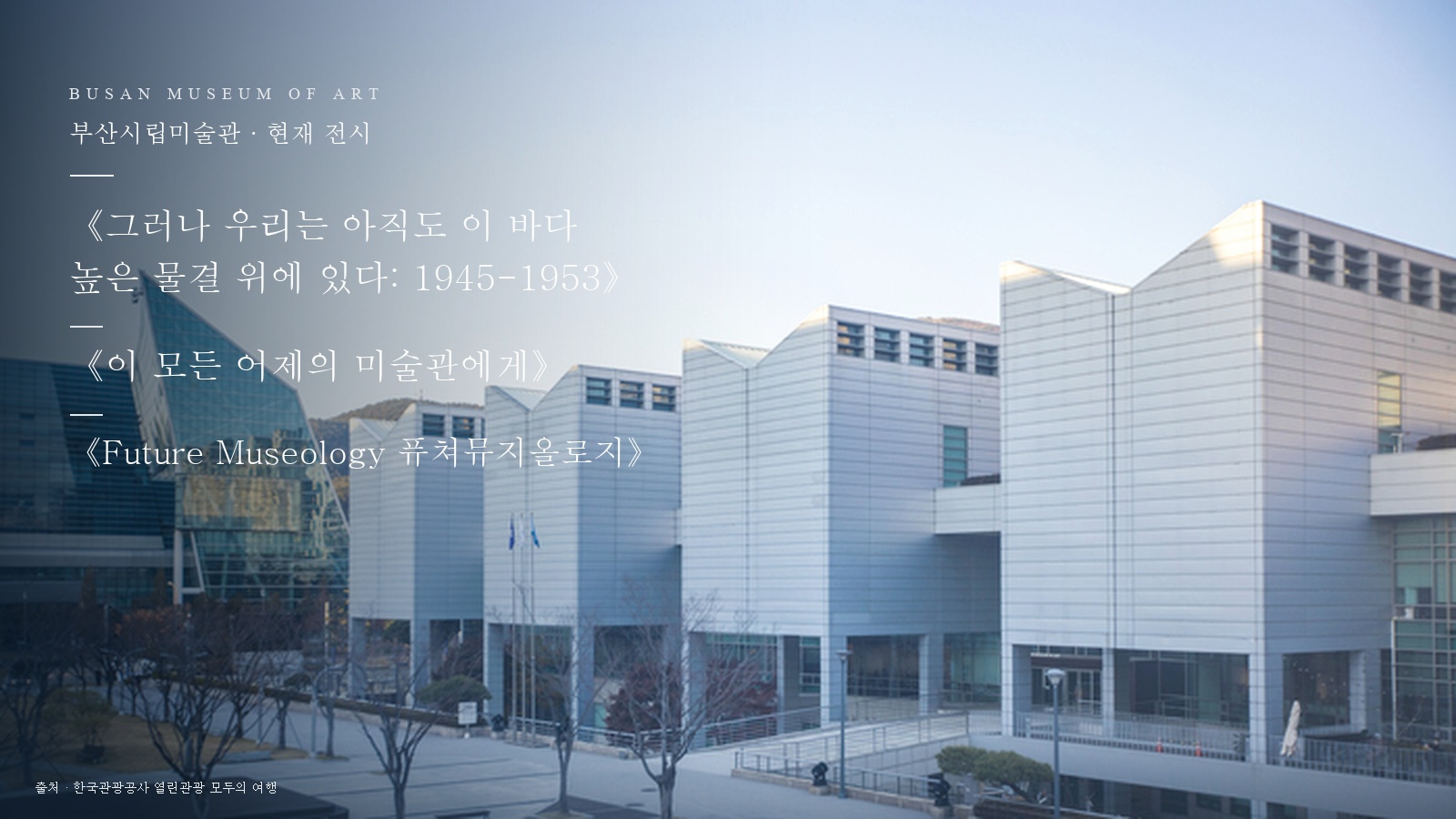 다시 문 연 부산시립미술관, 2026년 가을 현재 전시와 관람정보